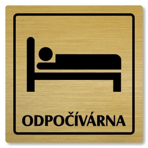 Odpočívárna, 80x80mm, zlatá, Arizona
